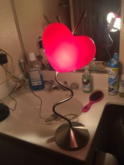 Heart neon light