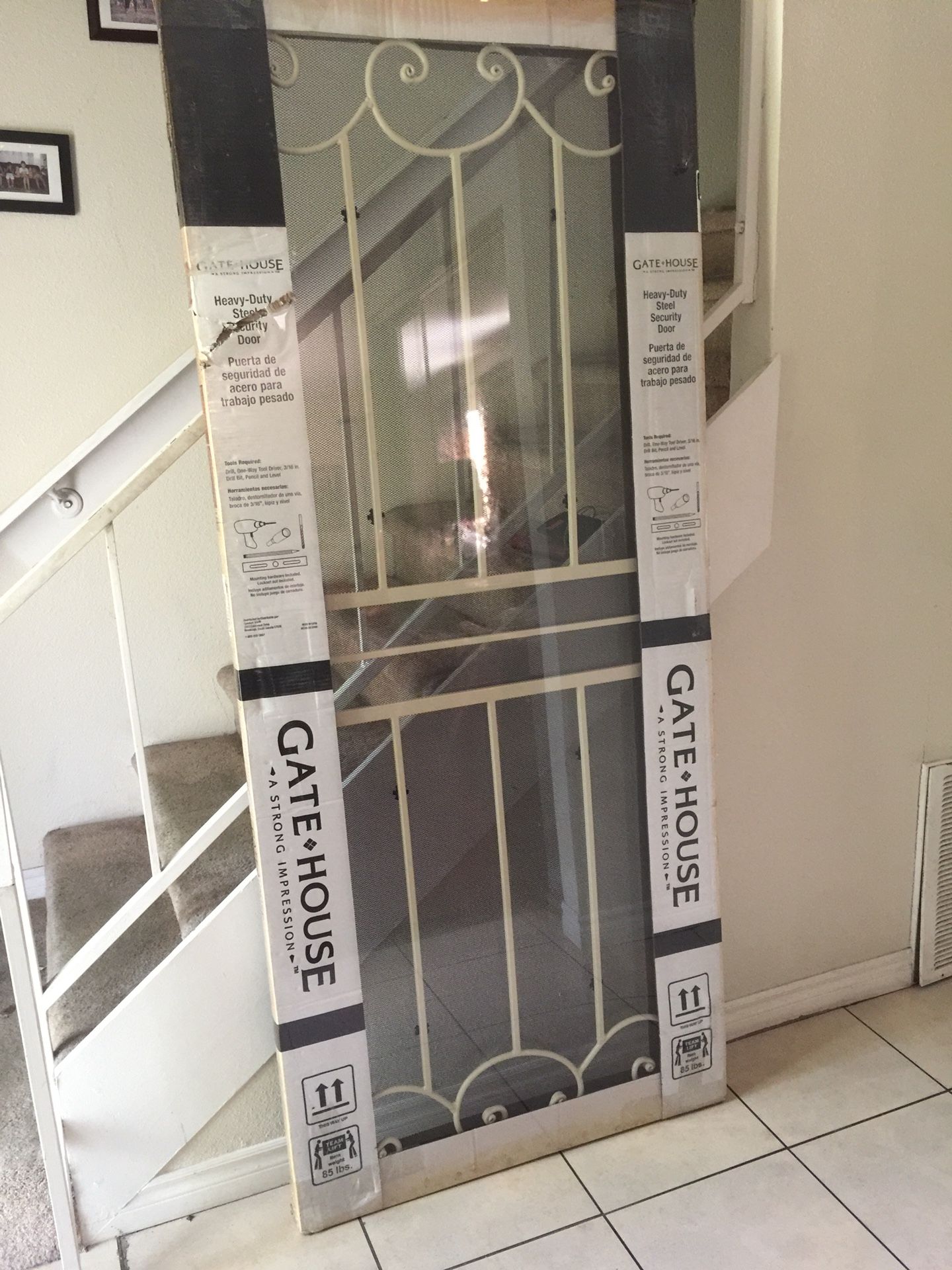 Heavy duty steel security door 32inch wide x 80 inch long , new in box ,$150 each