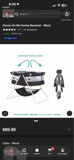Dream On Bassinet portable