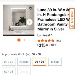 Led Bathroom Vanity Mirror 