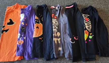4t Toddler Girl Halloween Tops. All For $20