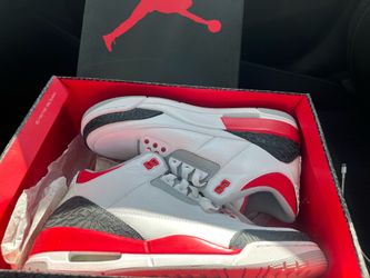2013 Retro 3 Fire Red Size 9.5