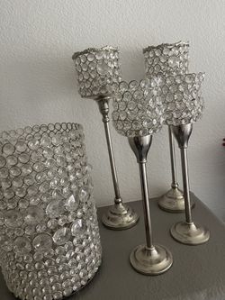 Silver And Crystal Decor