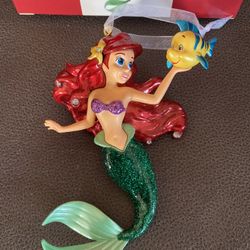 Hallmark Ornament Disney The Little Mermaid Ariel & Flounder 