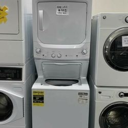 Brand New Stackable Dryer & Washer Laundry Center GE & Frigidaire