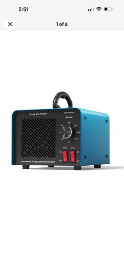 120,000mg/h 0zone Generator High Capacity Ozone Machine & 1 120,000mg/h, Blue
