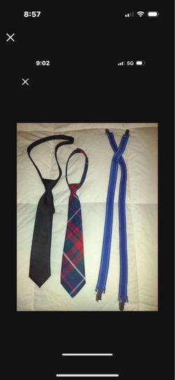 Ties and suspender for toddlers
