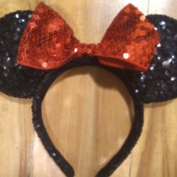 Sequin Disney Minnie Mouse Ears