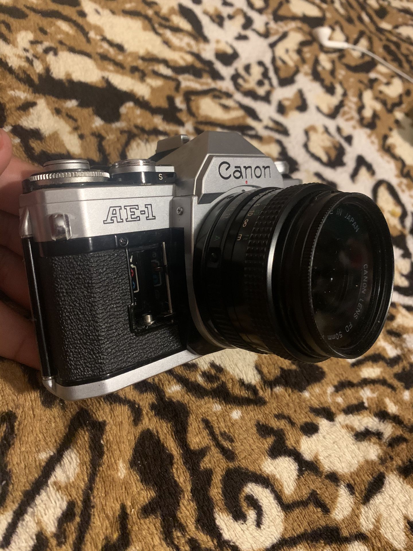 Canon AE-1 with some accessories