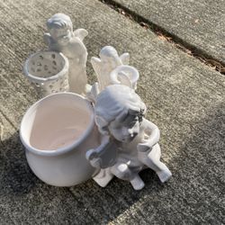 Ceramic Angels Lot