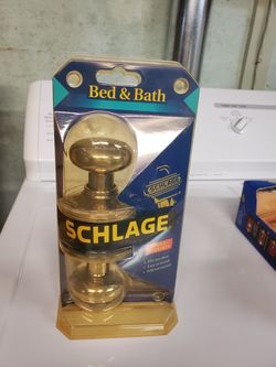 Schlage bathroom bedroom door handle
