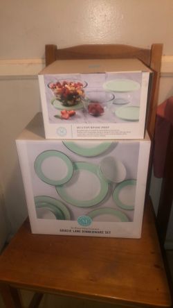 Martha Stewart Gracie Lane Dish And Bowl Set