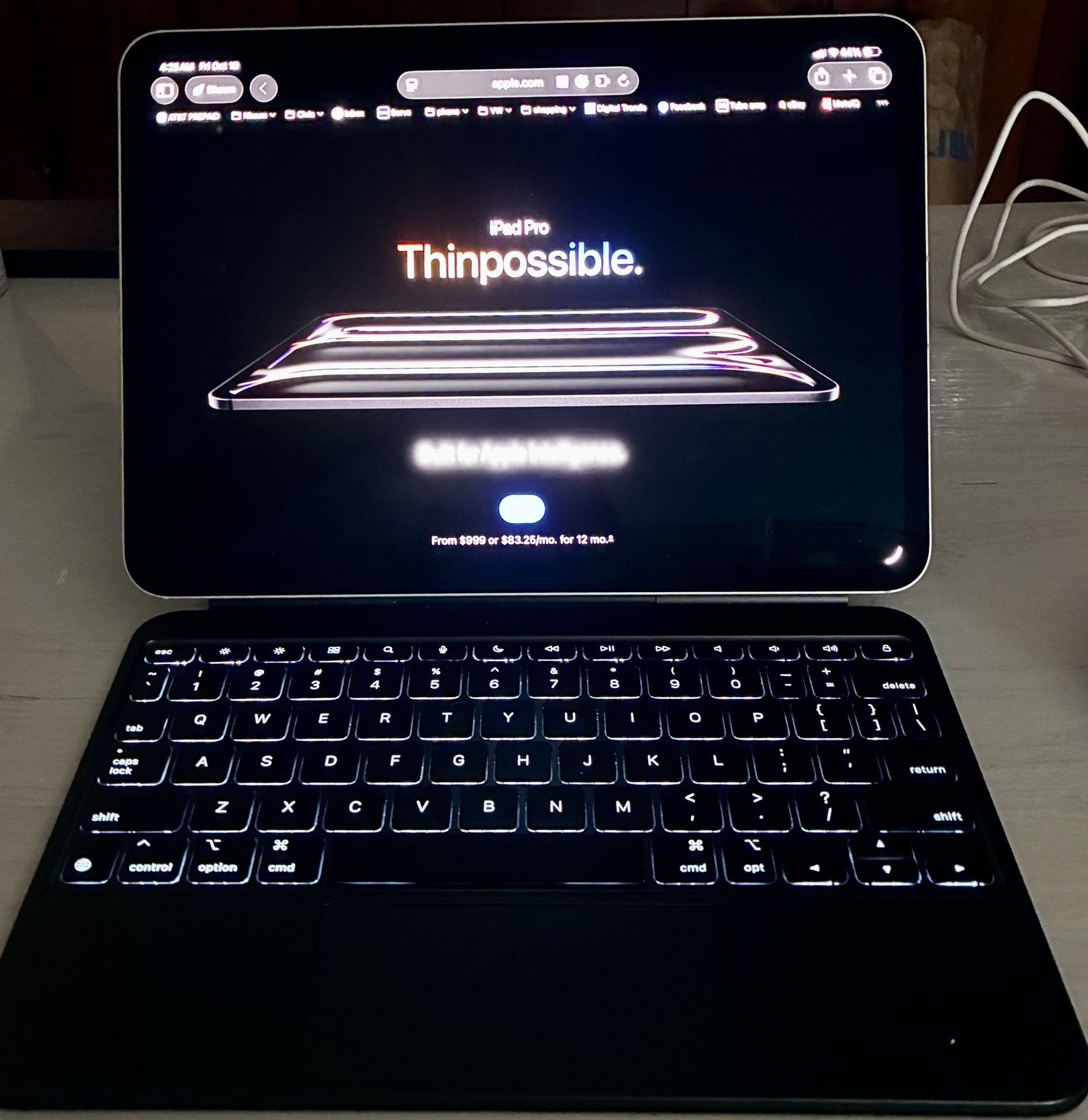 iPad Pro M4 11 256 GB W/ Magic Keyboard And Apple Pencil Pro