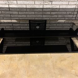 3 Layer Glass Tv Stand 