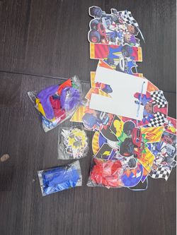 Blaze party balloons & Banner