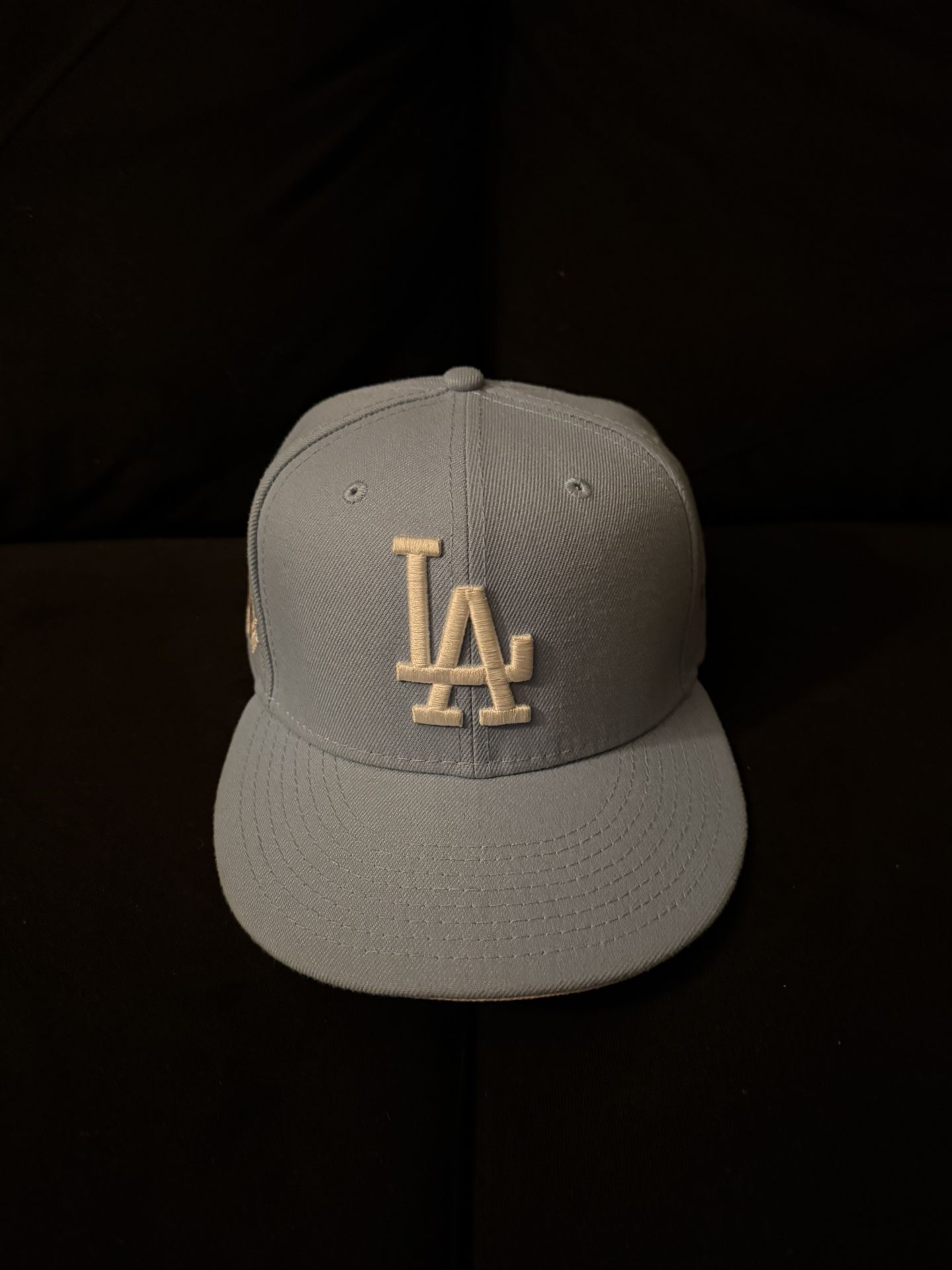 Dodgers Baby Blue Hat(Pink Brim)