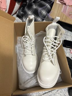 White Dr.Martens Boots