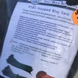 Dry Bag, Hooped Bivy Sack
