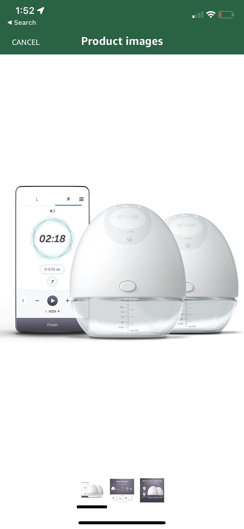 Elvie Double Electric Breast Pump