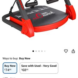 Ab Crunch Machine, NEW.