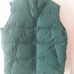 Down Vest NWT Women's Small But Really M Green