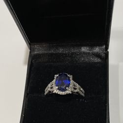 Sapphire & Diamond Disney Enchanted Collection Ring