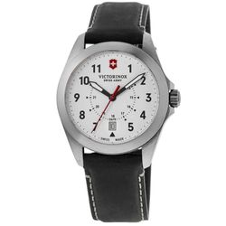 Victorinox Swiss Army Heritage Quartz White Dial Black Men's Watch 241965