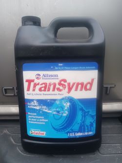 New 1 Gallon Jug Of Synthetic Trans Fluid