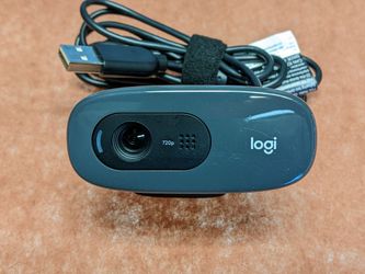 Logitech C260 Web Camera - 720p - Black - Used Good Condition Tested