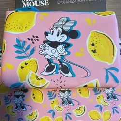 Minnie Mouse Make Up/ Organization pouches 
