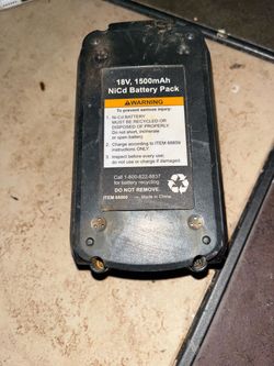 Untested Chicago 18V Battery Pack Tool