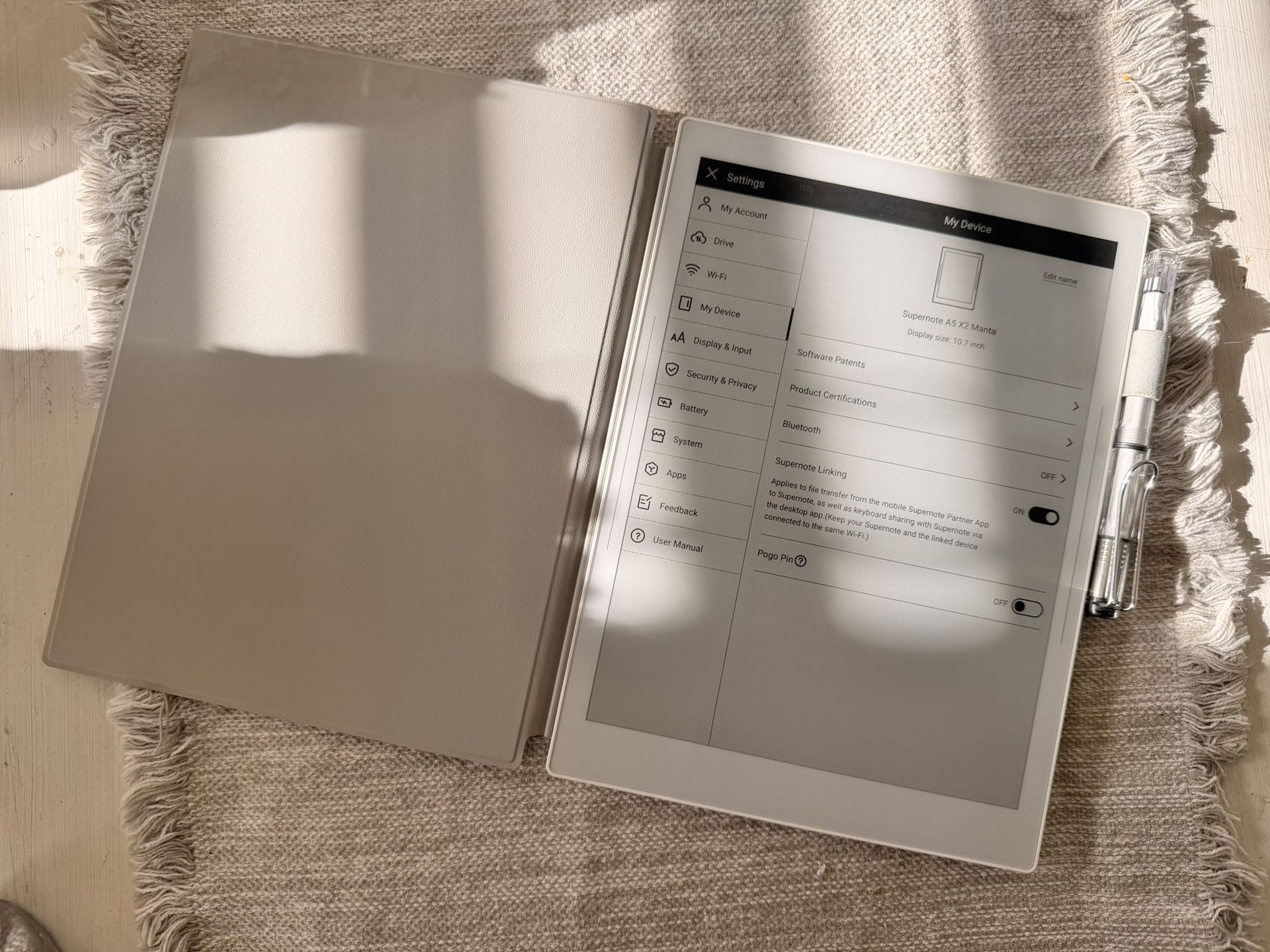 SuperNote Manta w/LAMY Pen 