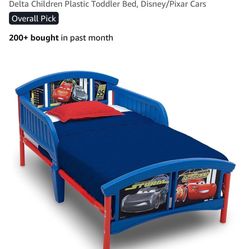 Delta Children Plastic Toddler Bed, Disney/Pixar Cars