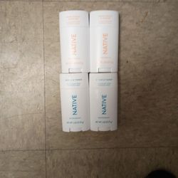 4 Native Deodorants 