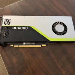 NVIDIA Quadro RTX 4000 (8GB GDDR6) — a professional workstation. 