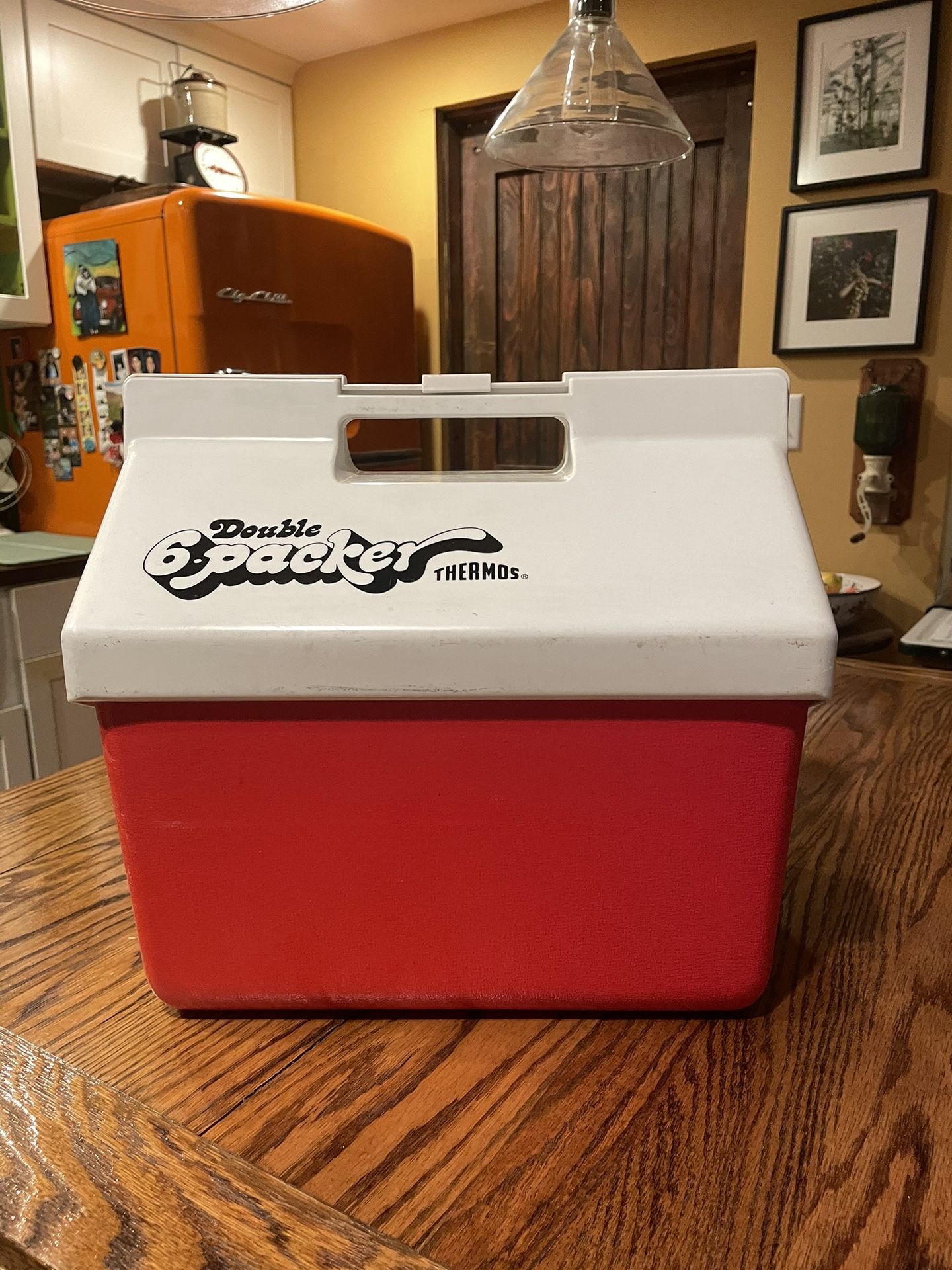 Vintage Double 6-pack Cooler