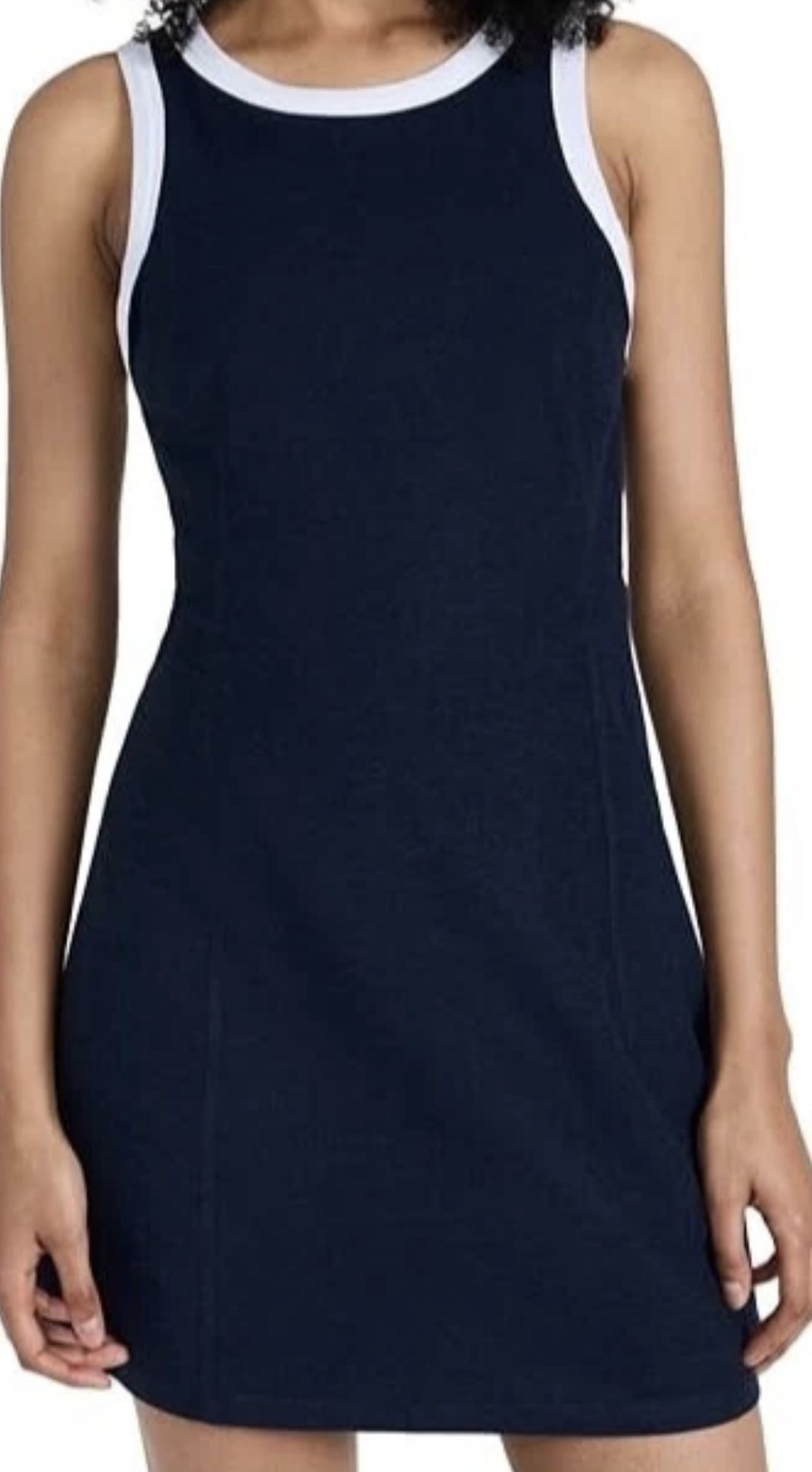 Beyond Yoga Spacedye Outlines Dress Navy White size XS Tennis Pickleball Run EUC