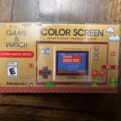 Nintendo Game And Watch Super Mario Bros 