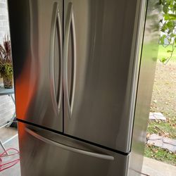 Stainless Steel Three Door Fridge 