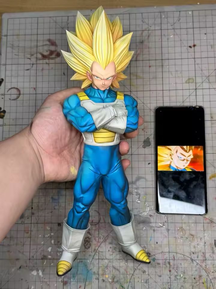 SSJ3 Vegeta Figure Super Saiyan 3 Daima Action Figures Statue Collection Model Toy