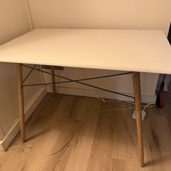 Table, 4 chairs, and 3 barstools
