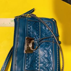 Chaps Leather Shoulder Bag