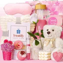 12pc Treatify Gift basket for teen girls, Gift basket for women; Care Package Gift  (Brand New)