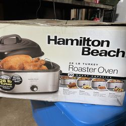 22  Roaster Oven Hamilton Bleach 