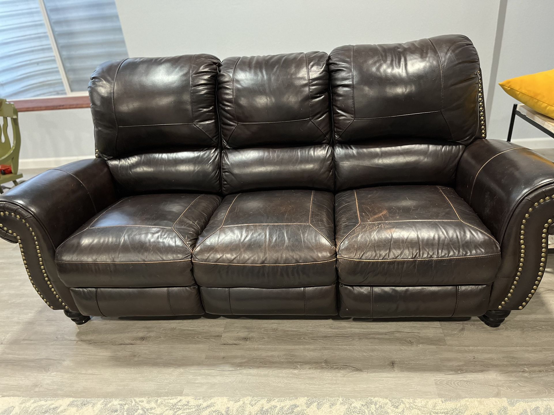 Leather Couches (3 Pieces)