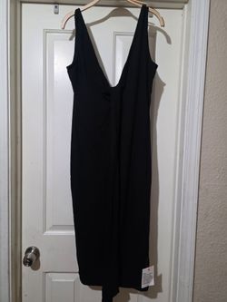 Casual black dress