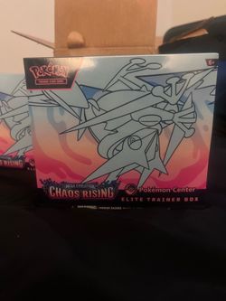 Chaos Rising Pokemon Center Elite Trainer Box Sealed