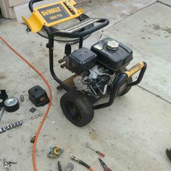 Tune up on pressure washer. 