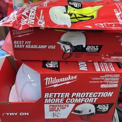 Milwaukee Bolt Hard Hat, Shade Protection, And Eyes Protection  