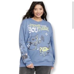 Star Wars Grogu Stronger Than You Think Mandalorian Sweatshirt size large